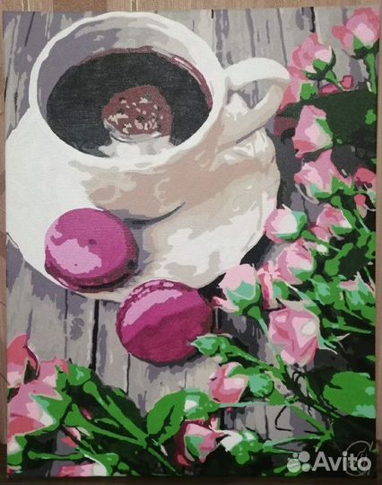 Картина по номерам готовая