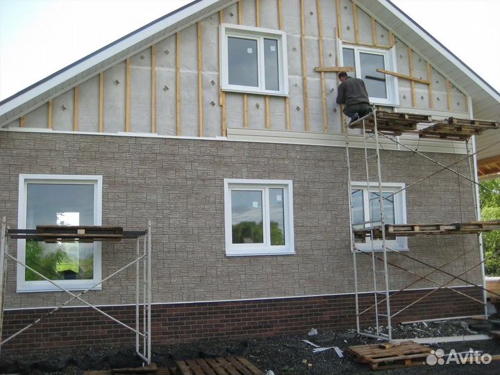 Обшивка сайдингом с утеплителем