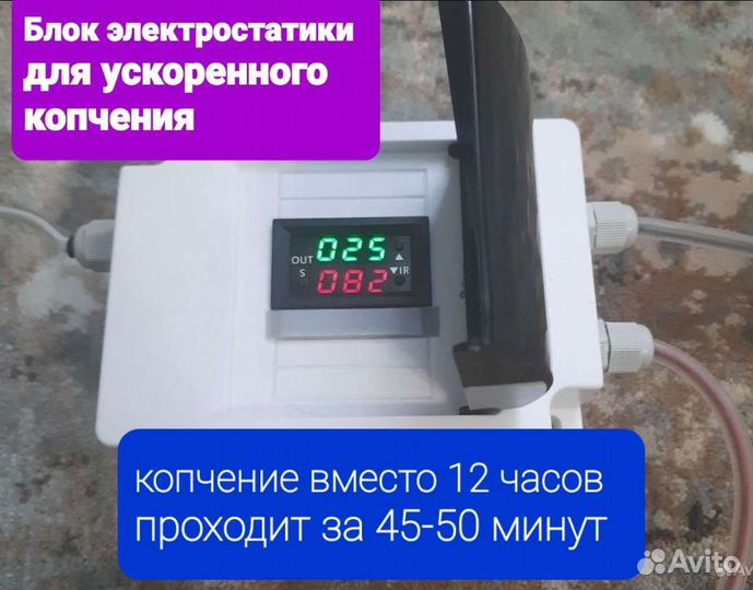 Электростатика для коптильни