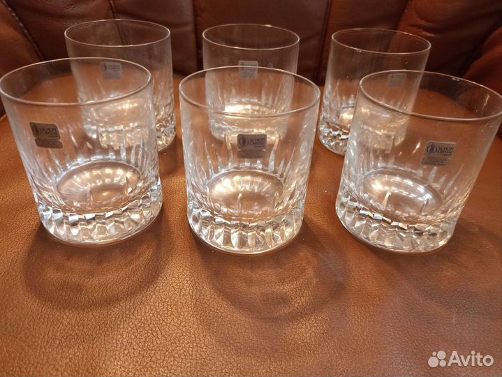 Стаканы для виски хрустальные