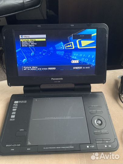 Портативный dvd плеер panasonic