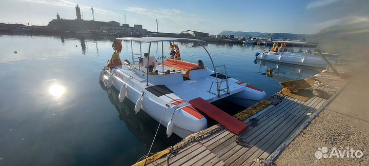 Аренда моторного катамарана с капитаном