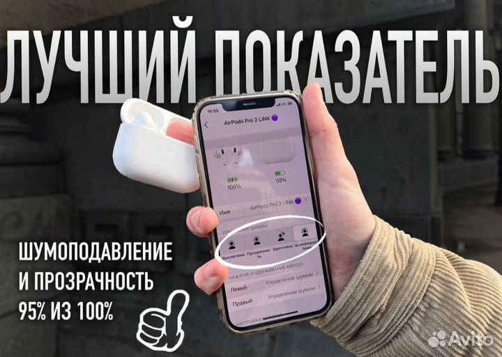 Airpods pro 2 (Оригинальный чип + Гарантия 1 год)