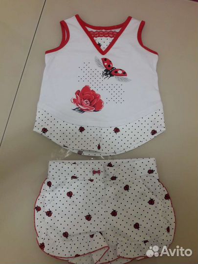 Комплект (блузка+ шорты) 