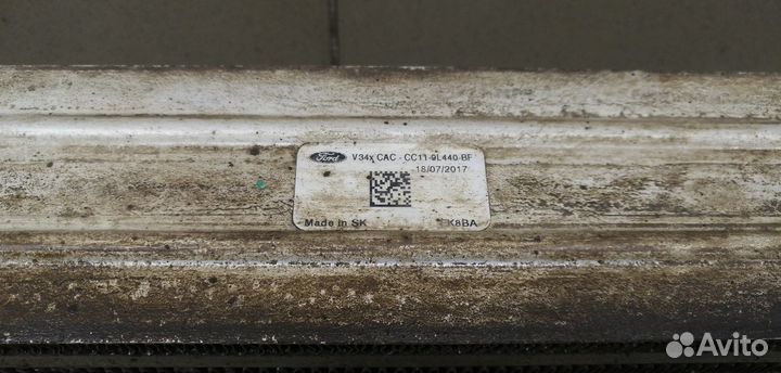 Б/У Б/У Интеркулер 1881209 ford