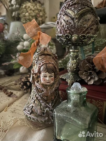 Елочные подвески,Сирин, ручная работа