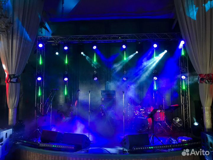 Аренда света, звука, видео, сцена, бэклайн, райдер