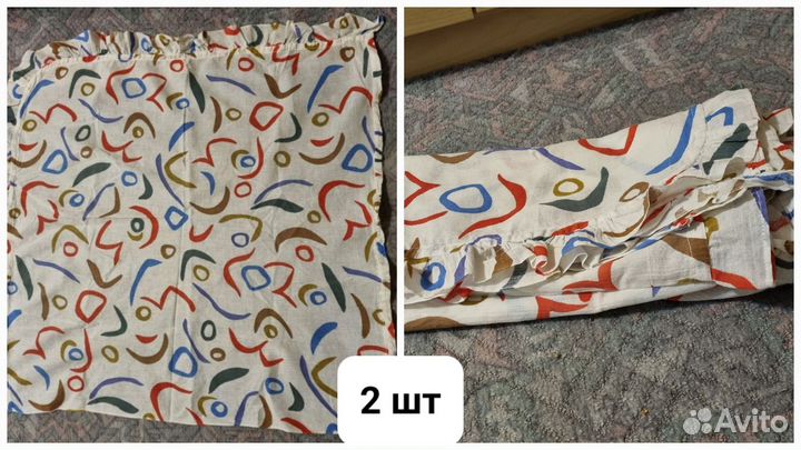 Тюль, шторы для кухни разные