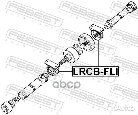 Подшипник опоры карданного вала land rover free