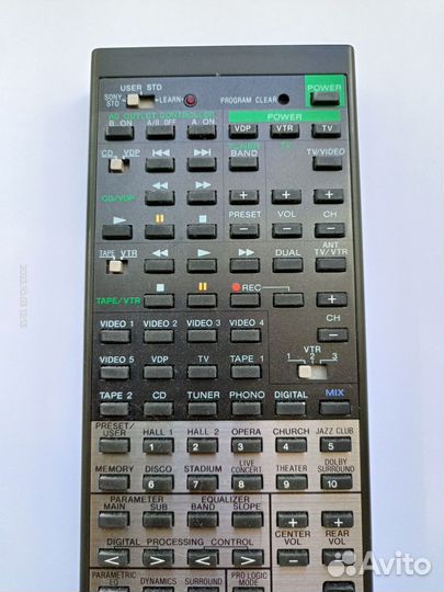 Пульт sony RMP1000 Audio Video Remote Control