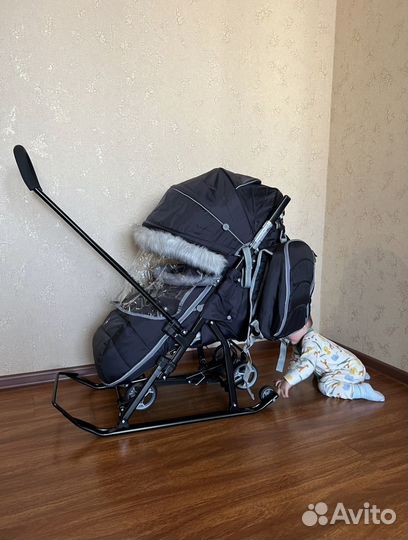 Коляска санки