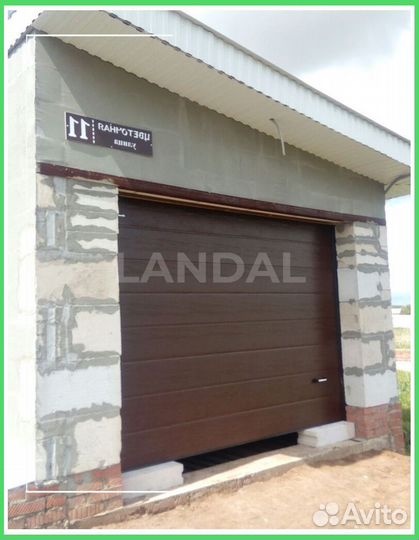 Гаражные секционные ворота