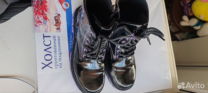 Ботинки демисезонные для девочки 35 размер