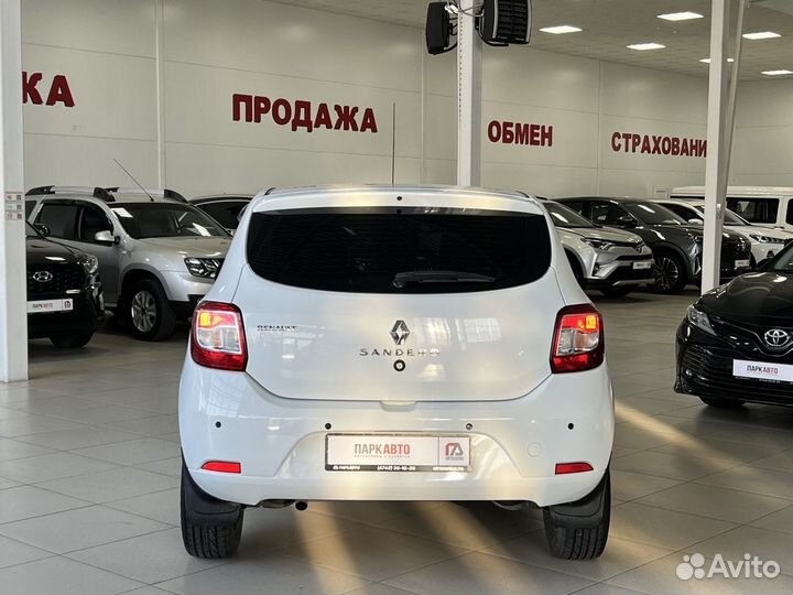 Renault Sandero 1.6 МТ, 2018, 84 000 км