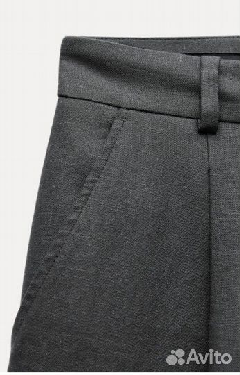 Бермуды льняные Zara разм. S