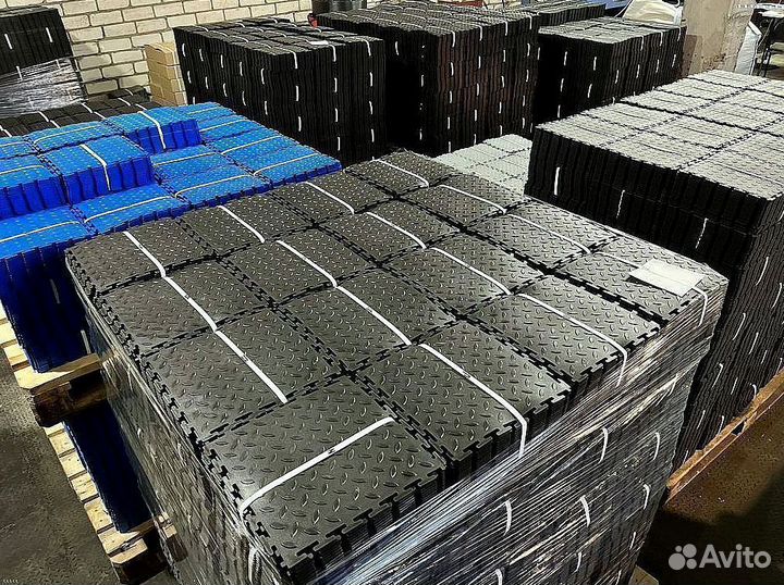 Модульный пол для гаража