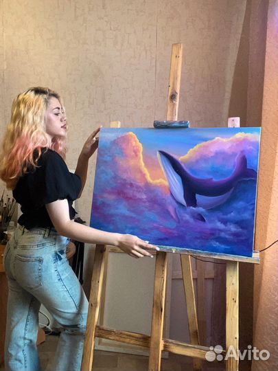 Художник.Картины маслом на заказ.Роспись стен