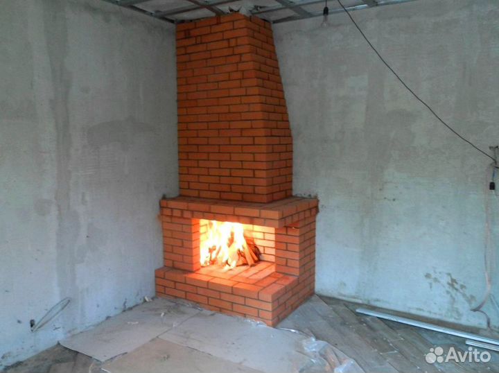 Печи камины из кирпича