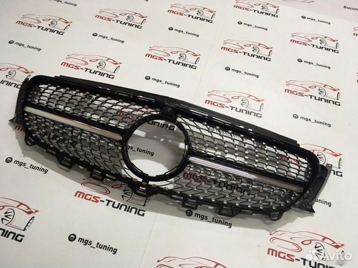 Решетка Mercedes E213 Diamond Black (Без звезды)