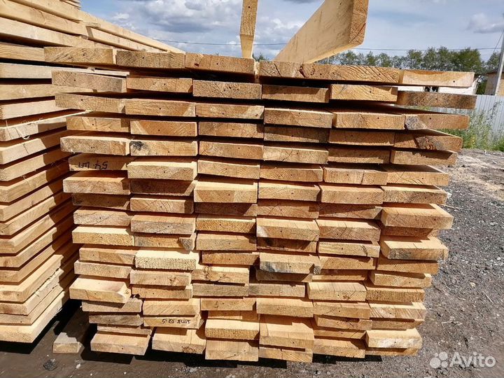 Пиломатериалы 50x100x6000мм с доставкой