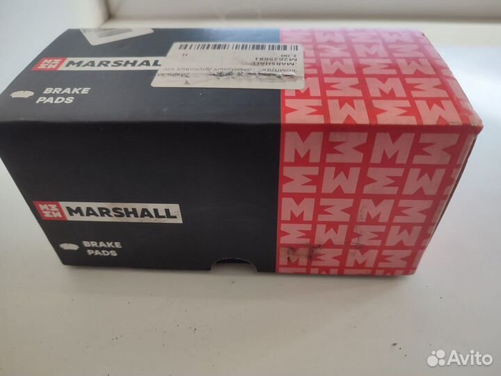 Тормозные колодки передние marshall M2625681