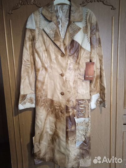 Кожаный френч