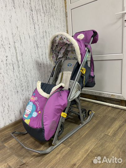 Коляска санки