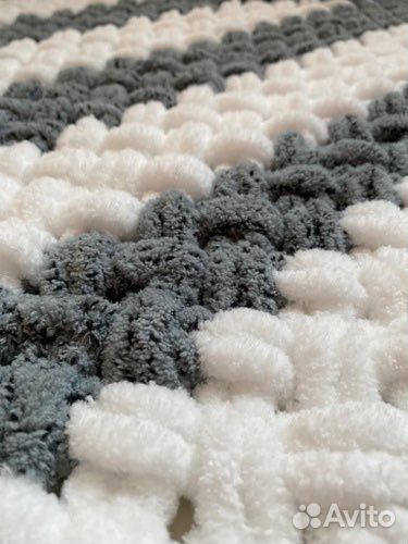 Плед детский вязаный