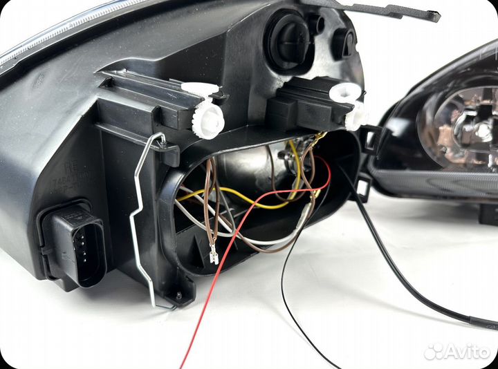 Фары с biled линзами для Лада Приора 1-2