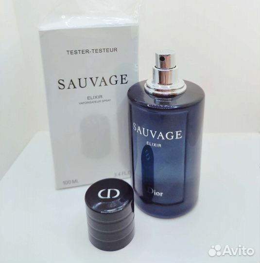 Dior sauvage elixir тестер мужской