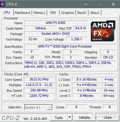 Amd fx 8300 комплект