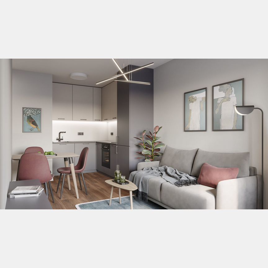 Квартира-студия, 20,8 м², 4/9 эт.