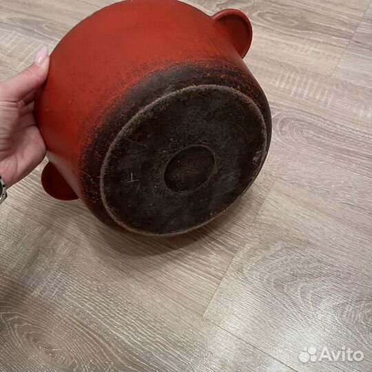 Кастрюля толстостенная бу