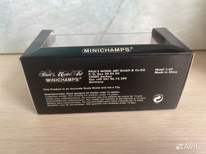 Модель Minichamps BMW M3 GTR 