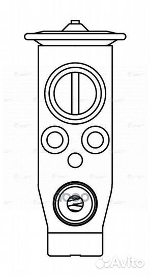 Клапан расш. кондиционера skoda octavia (A7) (1