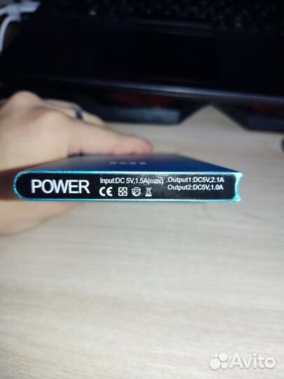 Синий Power bank mi 2i 30000 mAh