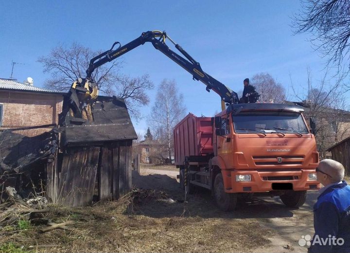 Демонтаж и вывоз мусора Снос Спил