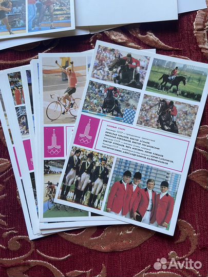 Набор открыток Олимпиада СССР 80