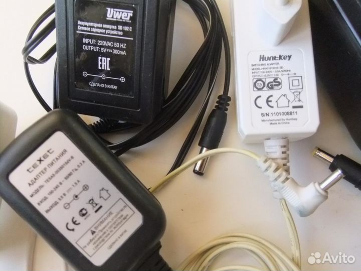 Адаптеры Блоки питания разные Зарядки Новые sony