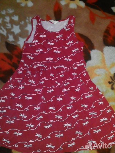 Платье для девочки hm 122-128