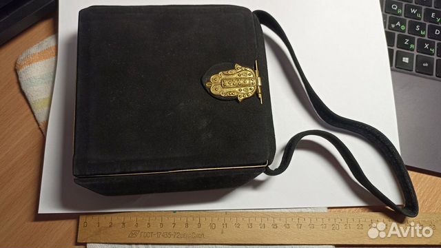 Театральная сумочка бархат, довоенная французская