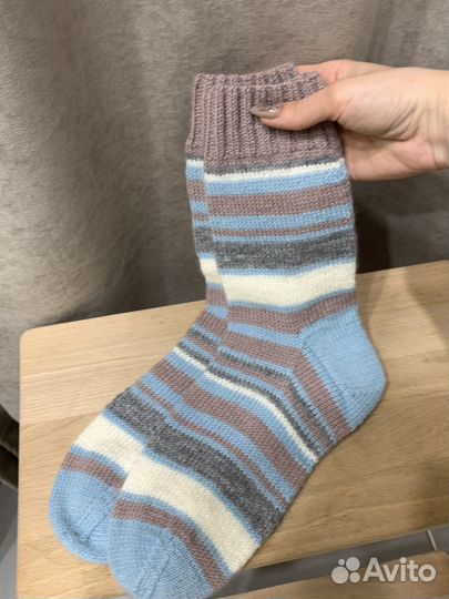 Носки ручной вязки