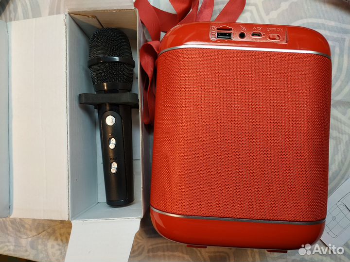 Переносная колонка T&G TG-523K с караоке