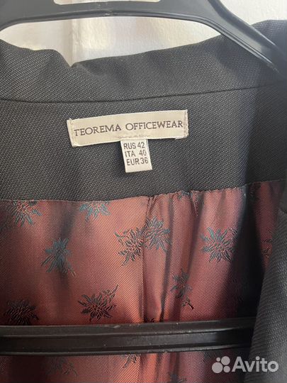 Пиджак teorema officewear