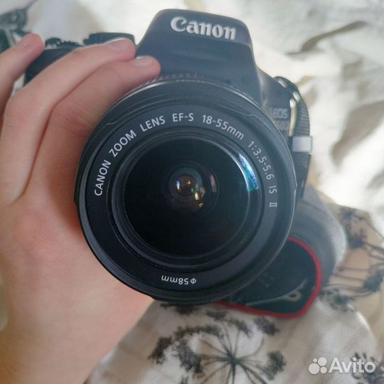 Фотоаппарат Canon 550d с объективом 18x55