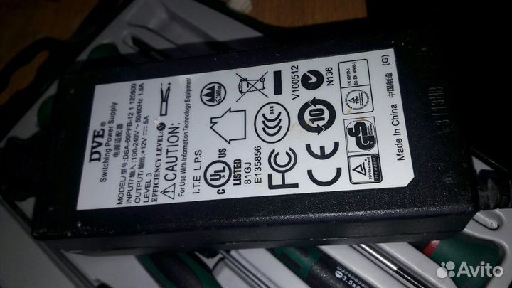 Блок питания 12 вольт 5 ампер