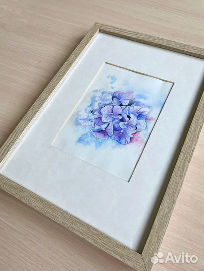 Интерьерная картина акварелью 