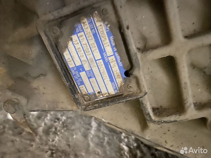 МКПП ман тга 16S2520TO