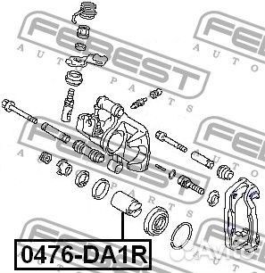 Поршень суппорта тормозного заднего с механизмом