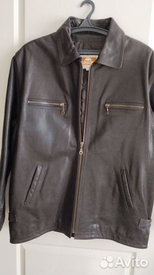 Кожаная куртка мужская 54 -56